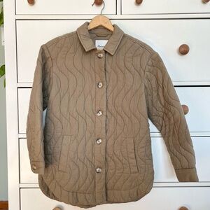 Madewell Green Quilted Women's Jacket